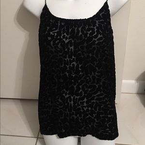 MK BLACK TEXTURED CAMISOLE TOP LIKE NEW SMALL
